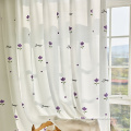 Balcón Home Semi-Blackout Pasha Voile Sheer Print Curtain